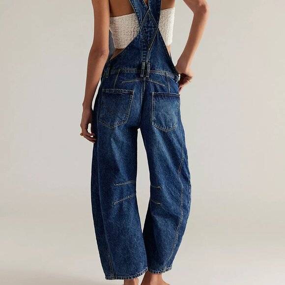 We The Free Good Luck Barrel Overalls - Picture 2 of 8